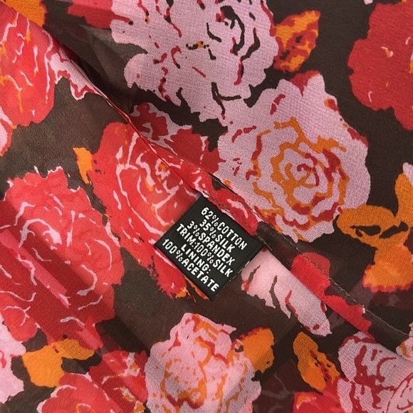 Women’s Silk Blazer Silk Sleeveless Top Floral Tapestry Feminine Office Set 8P - Picture 12 of 15